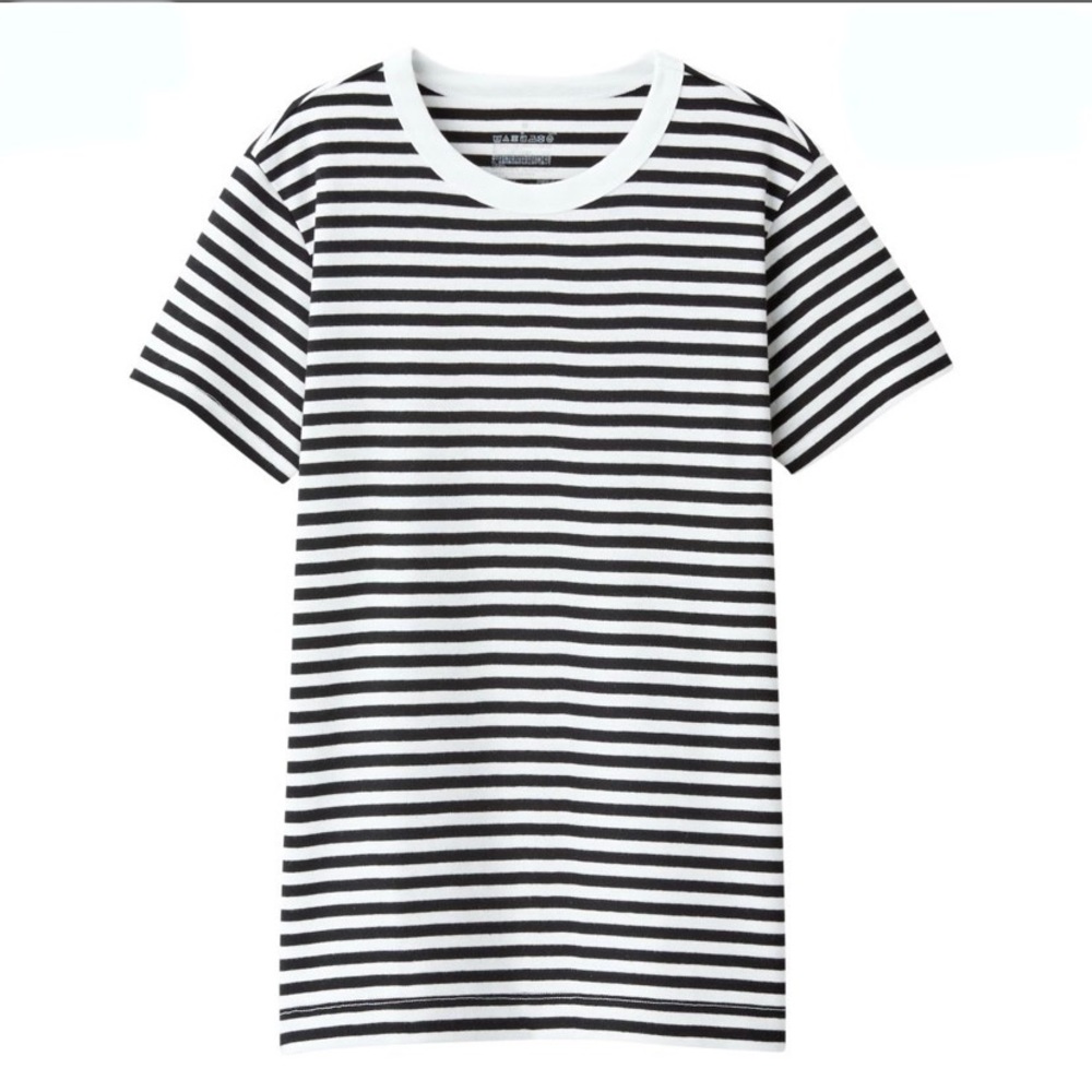 Muji B&W Striped Tee